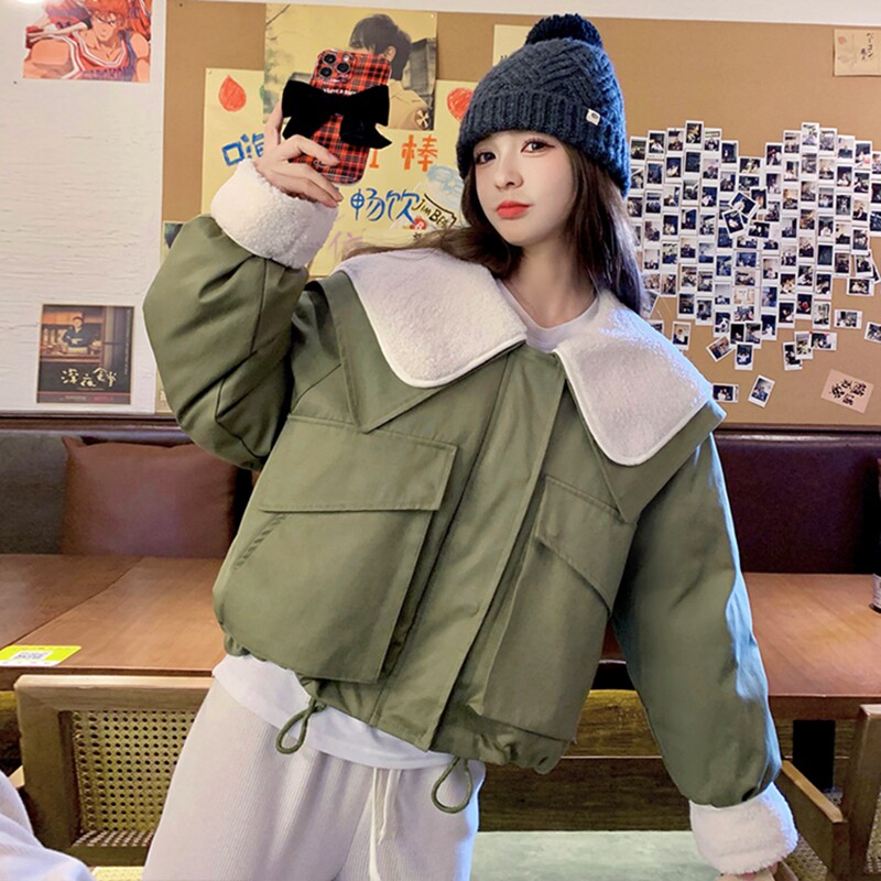 2025冬装主推两色毛内胆派克服2645P195K298,女装派克服,2C103
