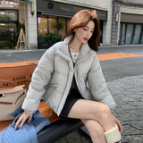 新款独特超好看短款羽绒服女款冬季立领面包服小个子羽绒外套，女装羽绒服，2B114
