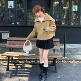 春秋装韩系海军领双面羊绒羊毛外套2118P230K345，女装毛呢外套，2C219