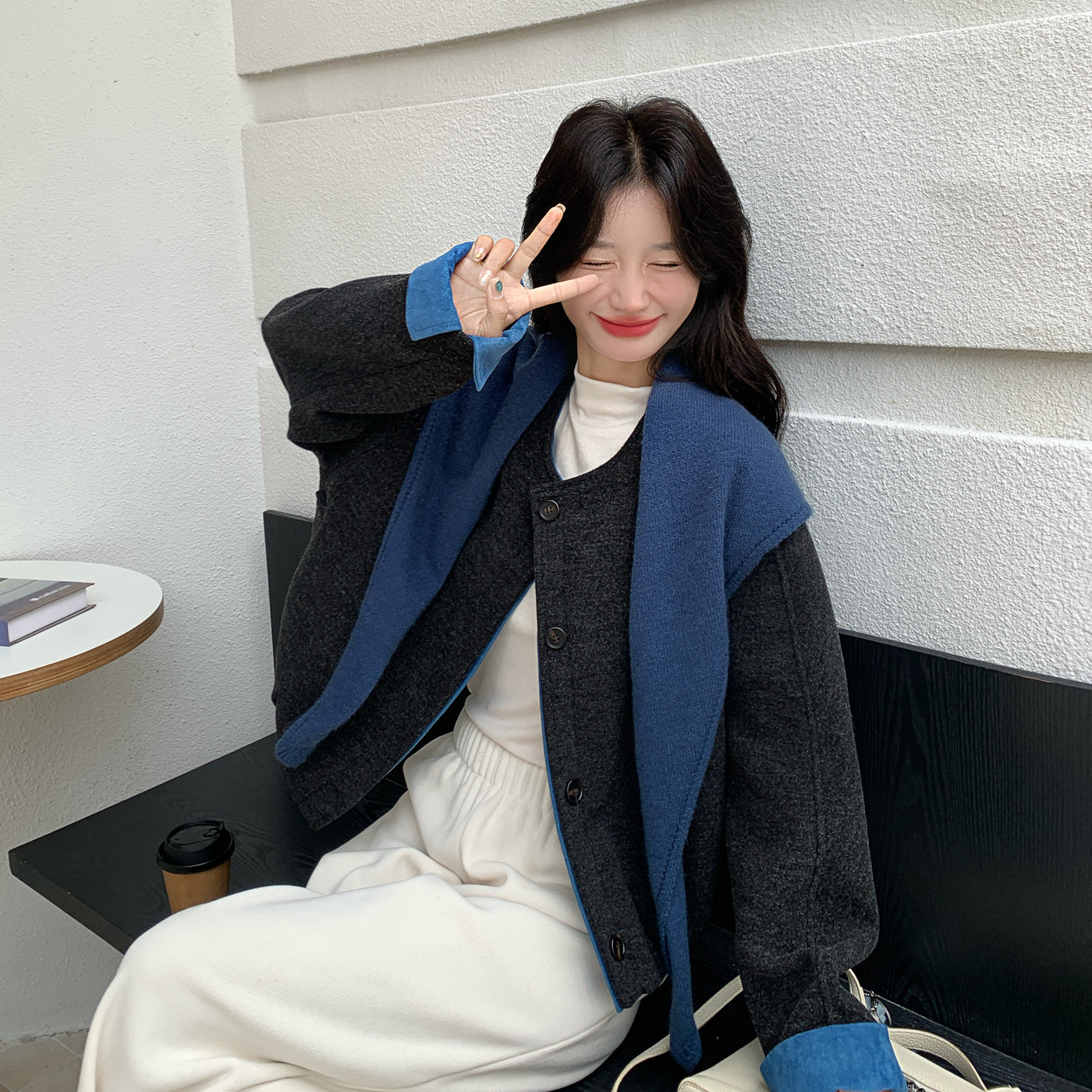 冬装新款披肩短外套2C092-98785-P175-K248,女装短外套,2C092