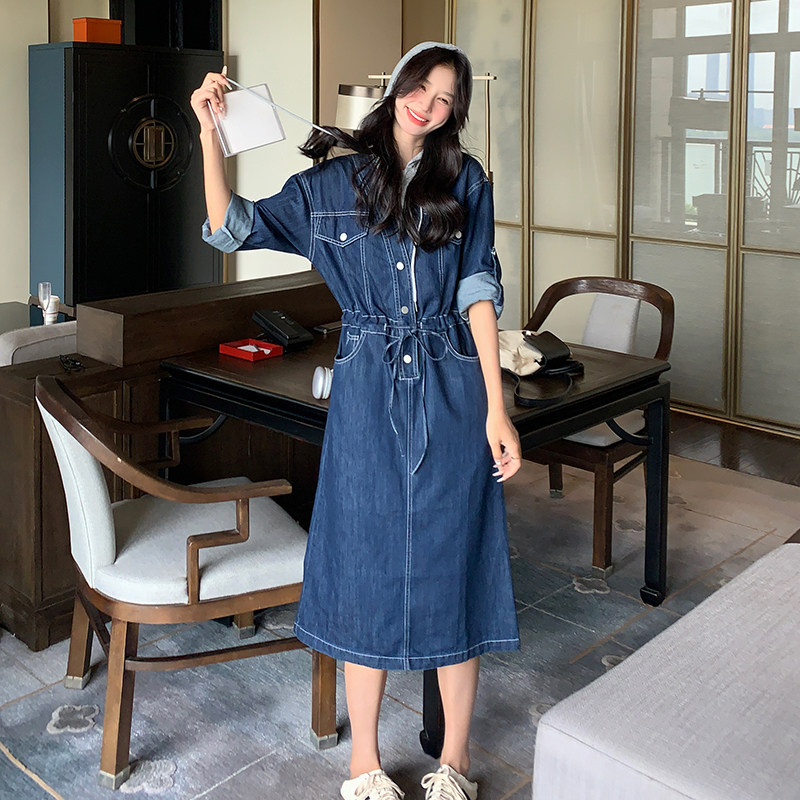 【现货】牛仔连衣裙女2025春季新款女装裙子2C227/2502/P160K228,女装连衣裙,2C227