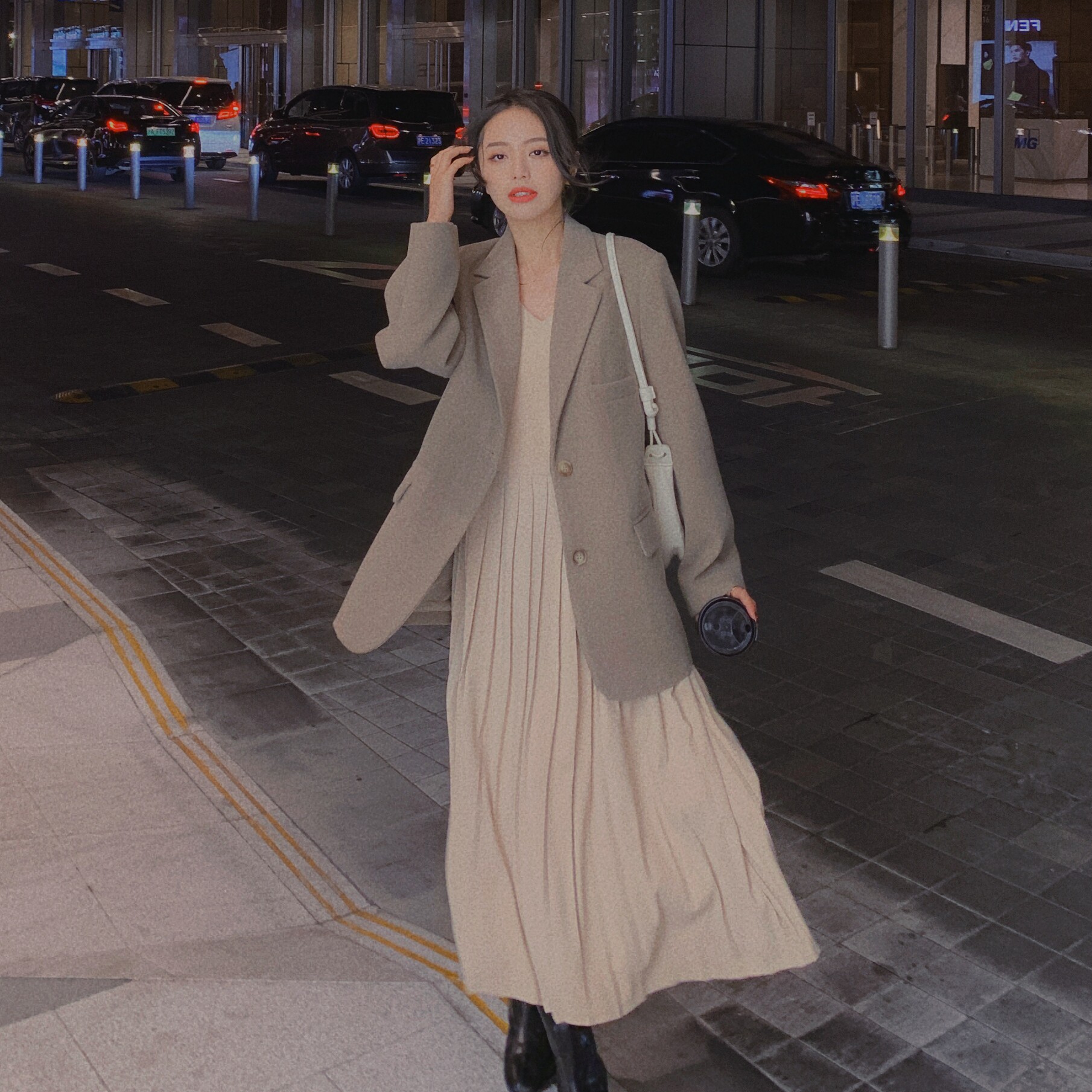 【2025秋冬款现货】高品质廓形西装羊毛呢短外套858-P150-K228,女装毛呢外套,2C137