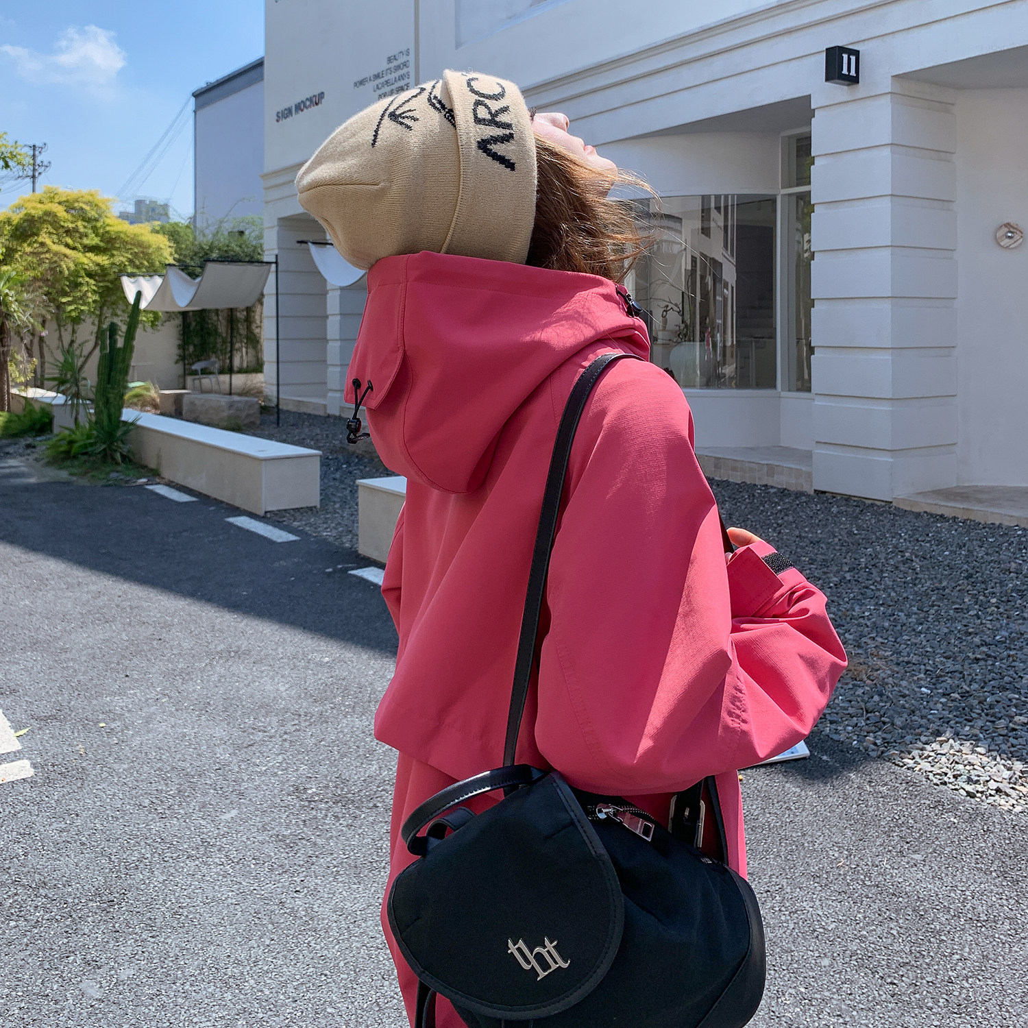现货-春新款时尚冲锋衣外套2B154-WT721-P180-K259,女装大码女装,2B154
