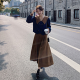 新款现货2025新款牛仔马甲+半身裙套C057-2358-P165-k218，女装套装/套裙，2C057