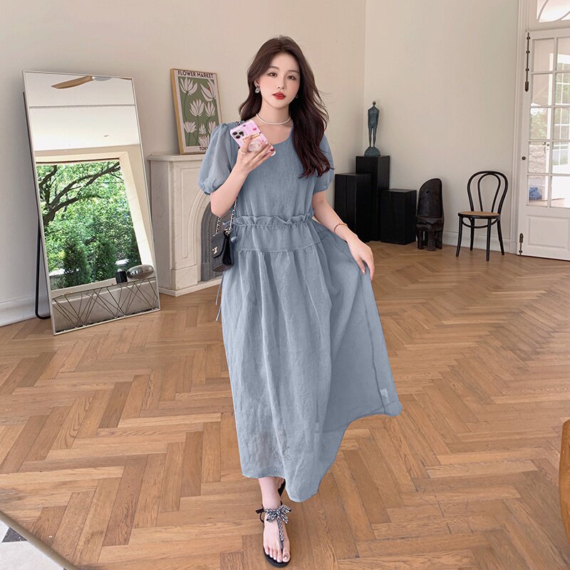 现货数据好夏季法式仙女气质连衣裙2C032692P105K158,女装连衣裙,2C032
