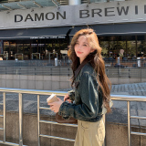 现货2025秋季新款韩系牛仔外套2C233-8812-P135-K189，女装短外套，2C233