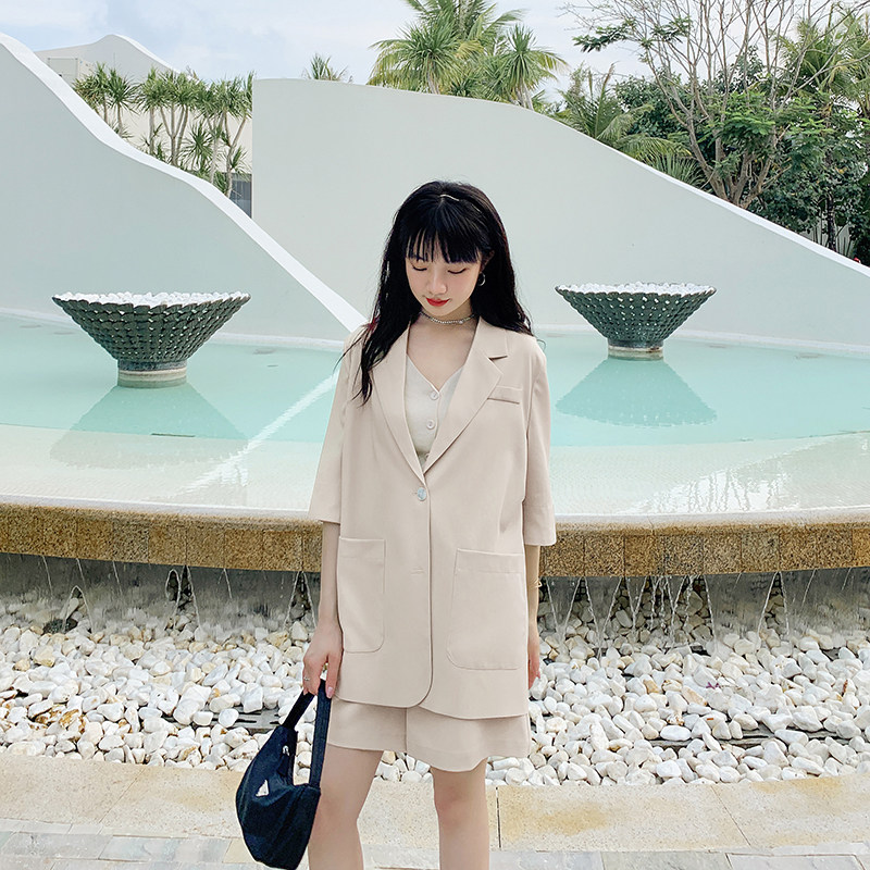 【夏现货+买家秀】气典纯色西装套装088-1818p125控188,女装套装/套裙,2C088