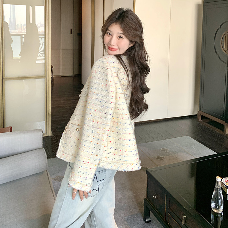 彩虹小香风外套2C170--3003--P145控198,女装短外套,2C170