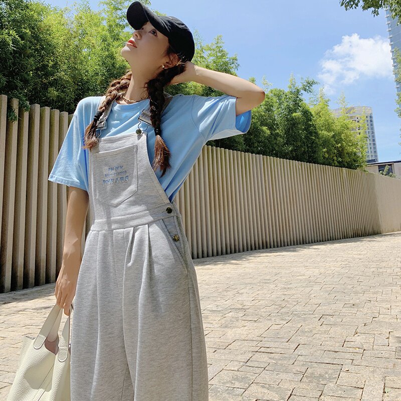 【夏现货+买家秀】慵懒风时尚休闲背带裤088-1977p105控168,女装休闲裤,2C088