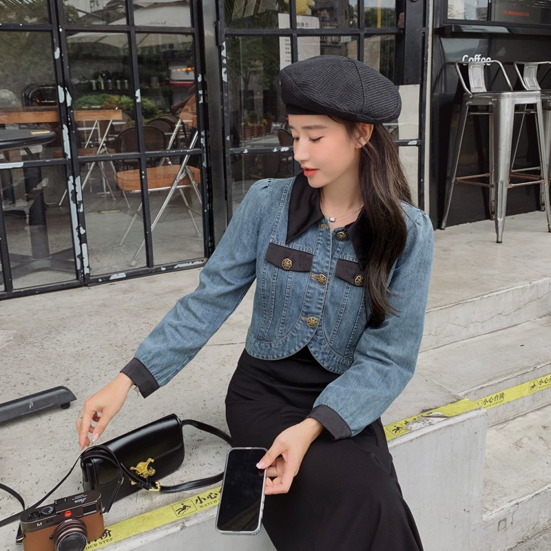 【新品档口现货】2025秋装女装休闲牛仔两件套266-P135-K185,女装套装/套裙,2C266