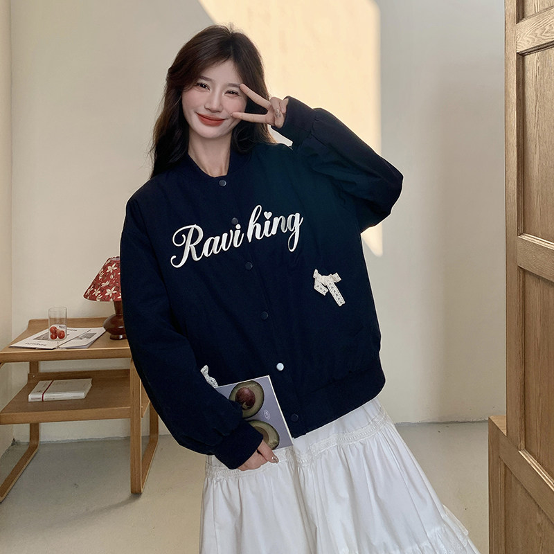 【现货】刺绣棒球服外套2C059-2501--P145控208,女装短外套,2C059