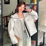 【现货】2026春装新款冲锋衣女短外套R2C086-2519P140K218，女装短外套，2C086