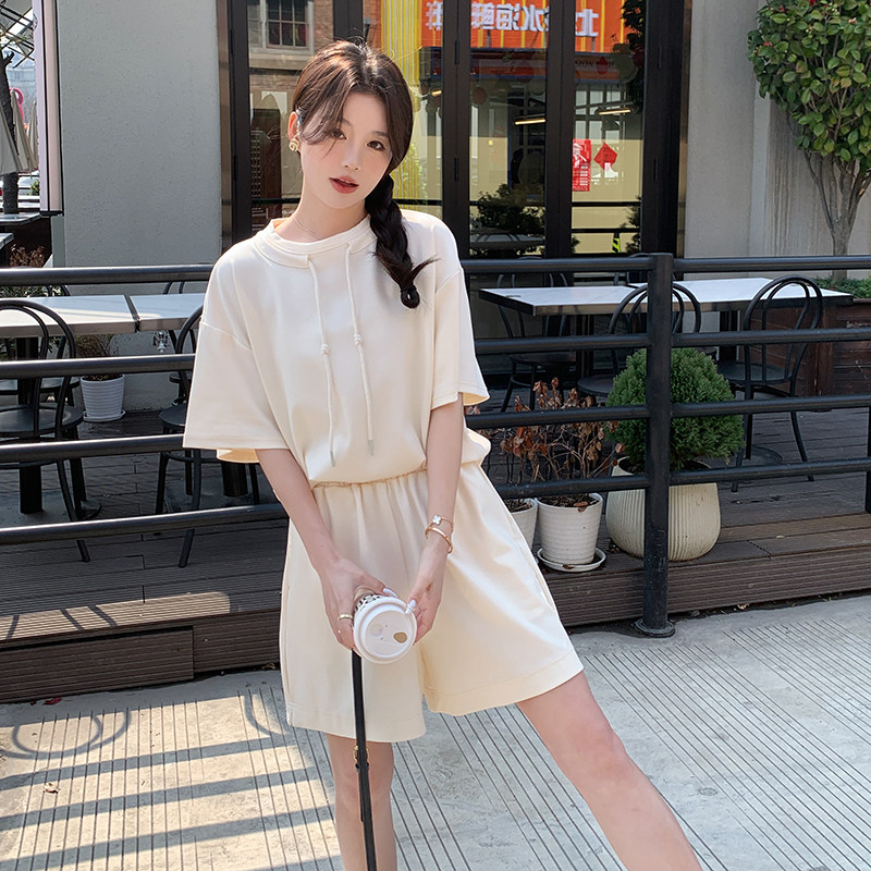 【夏季现货】时尚减龄宽松简约卫衣套装   088-6612p135k188图片