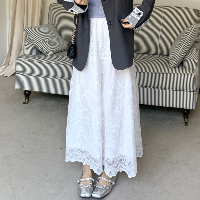 灰色轻熟风蕾丝拼接气质西服女秋季2025新款小个子显瘦小西装外套,女装西装,2C126