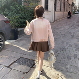 26春现货新款牛仔长袖短外套上衣2C215-P145-K238，女装短外套，2C215