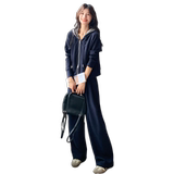 现货新款假两件卫衣套装两件套P185-K258，女装套装/套裙，2C299
