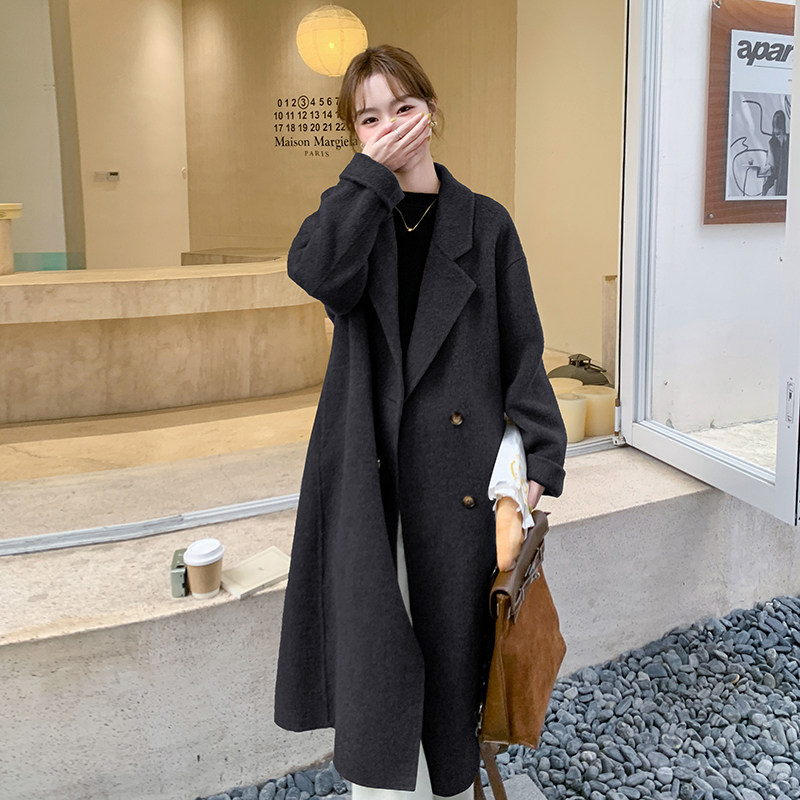 现货新款加厚夹棉毛呢大衣2C115-2227-P165-K238,女装毛呢外套,2C115