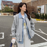 【新款档口现货】2025新款秋牛仔女装韩版休闲外套P125-K175，女装风衣，2C266