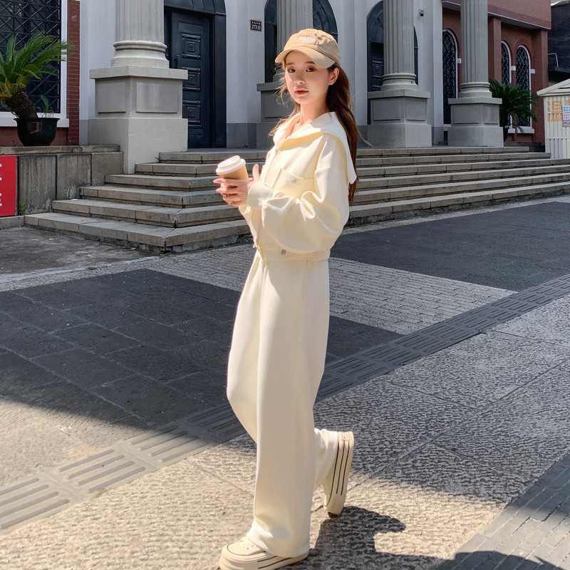 现货时尚休闲运动风套装女2025秋季新款2D036一6666一p165一K238,女装套装/套裙,2D036