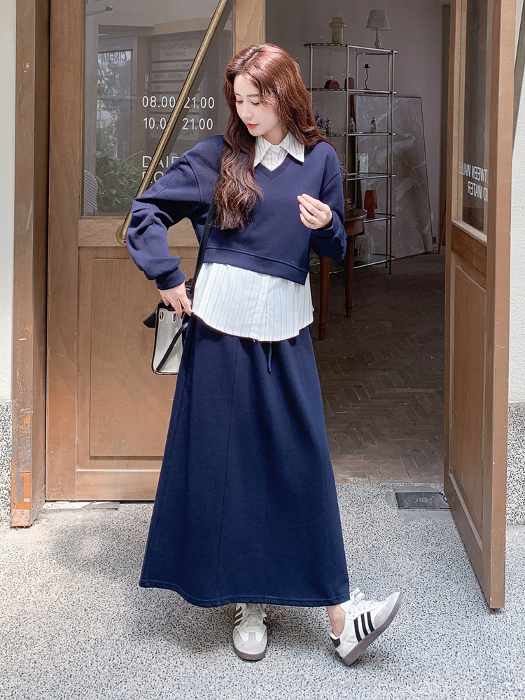 【现货】减龄随性卫衣套装三件套2C212-G163-P185-K278,女装套装/套裙,2C212