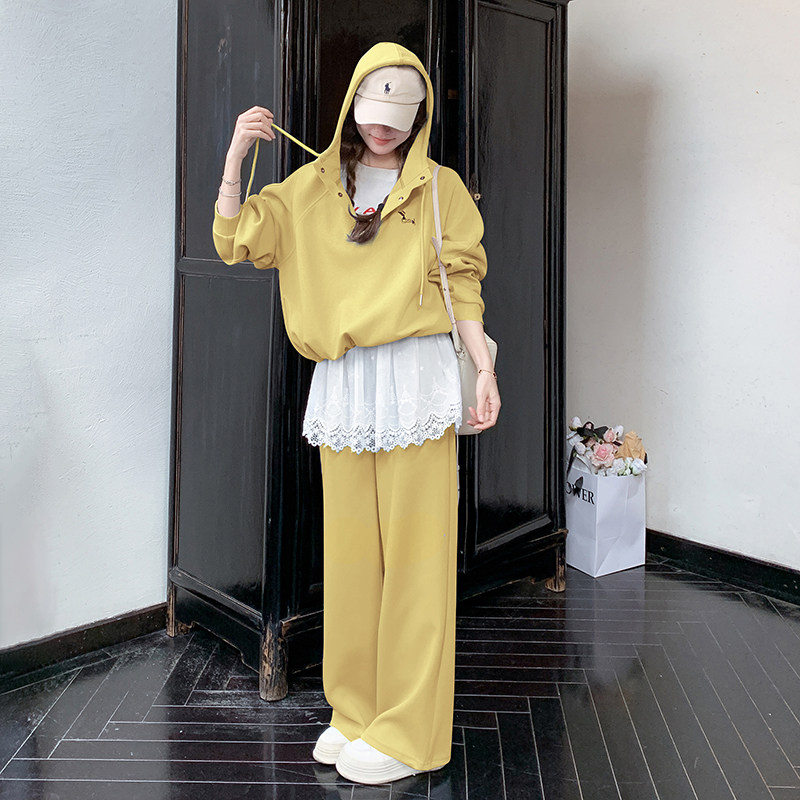 加色25新款蕾丝运动套装亮色套装女1C086-712-P170-K228,女装套装/套裙,2D044