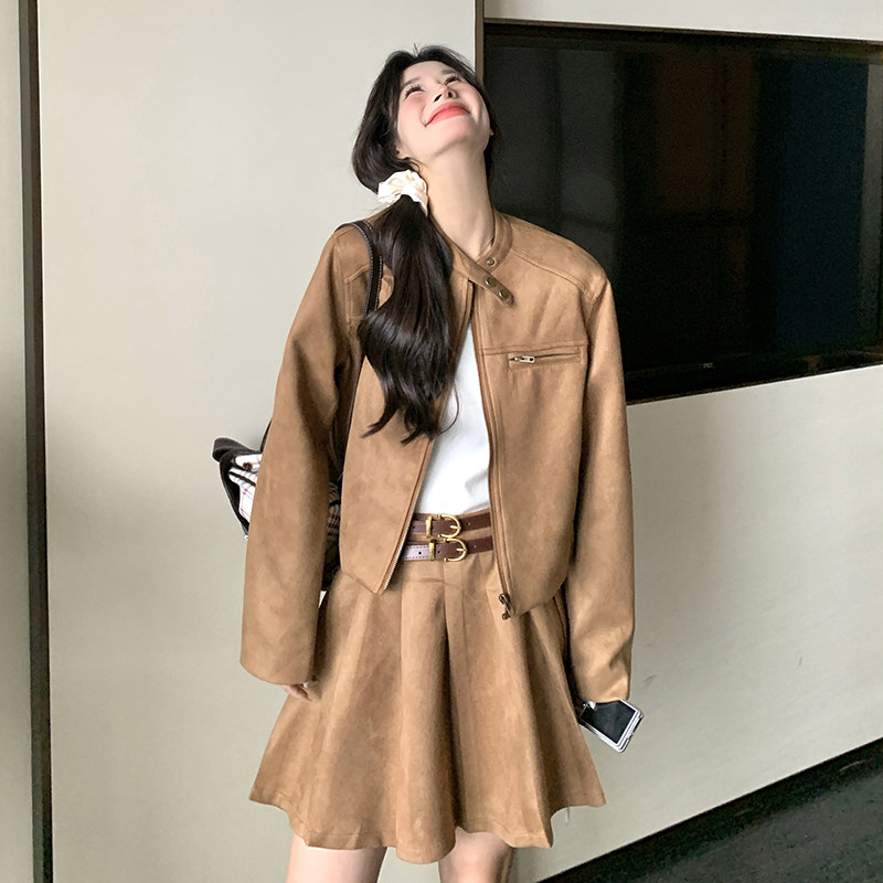 新品附买家秀高级感盐系穿搭+半身裙套装225A-P175-K248,女装套装/套裙,2C075