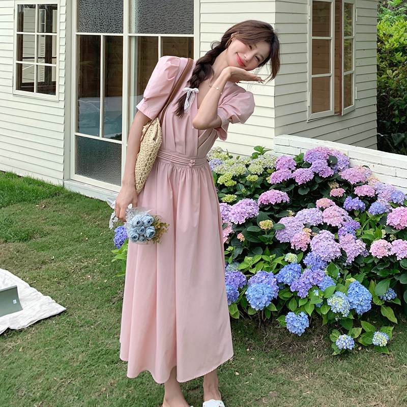 【现货新款】夏款法式简约连衣裙6633P105K158,女装连衣裙,2C088