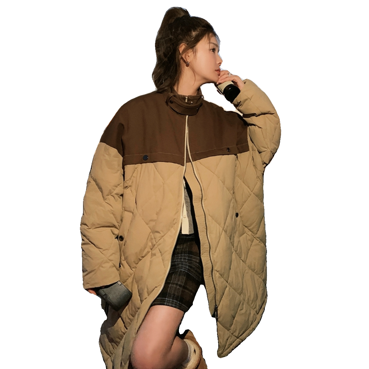 2025冬装新品7天羽绒服2626P245K368]50绒,女装羽绒服,2C103