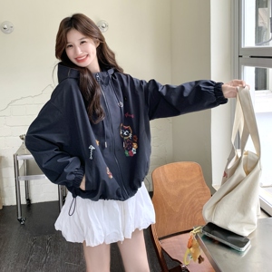 【 现货】刺绣连帽短外套女2026新款外套2C227/3305/P165K238图片