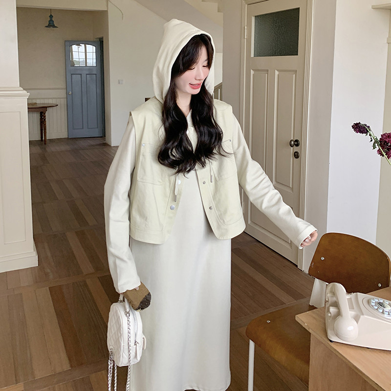 【现货】马甲+针织长裙套装2C277-6619-P155-K228,女装套装/套裙,2C277