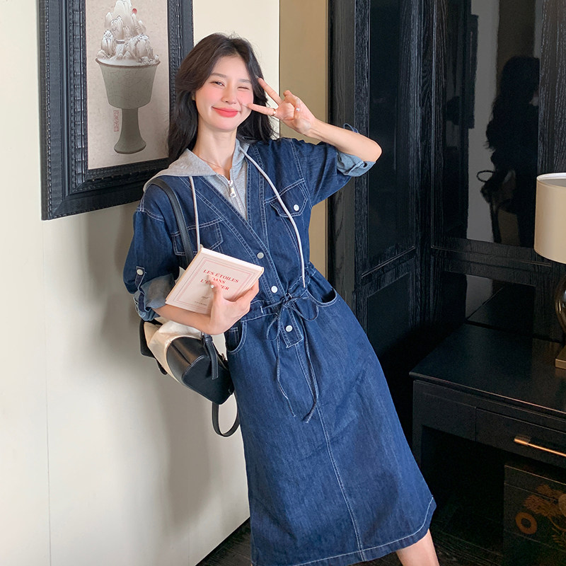 【现货】牛仔连衣裙女2025春季新款女装裙子2C227/2502/P160K228,女装连衣裙,2C227