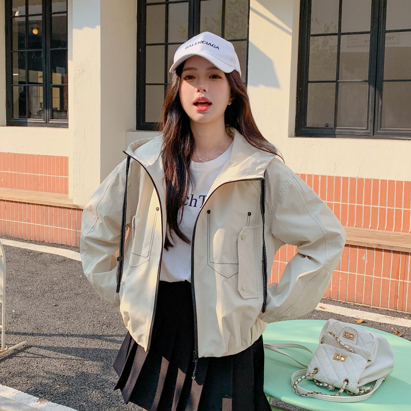 档口现货2025春装新款女装韩版风衣外套372-p130-k188,女装风衣,2C266