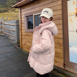 现货新品2025冬装女装韩版羽绒棉服中长款266-p195-k288，女装棉衣/棉服，2C266