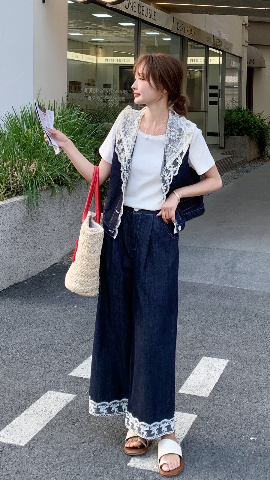 波西米亚风性感风时尚套装减龄小个子吊带休闲背带裤显瘦气质牛仔,女装套装/套裙,2C227