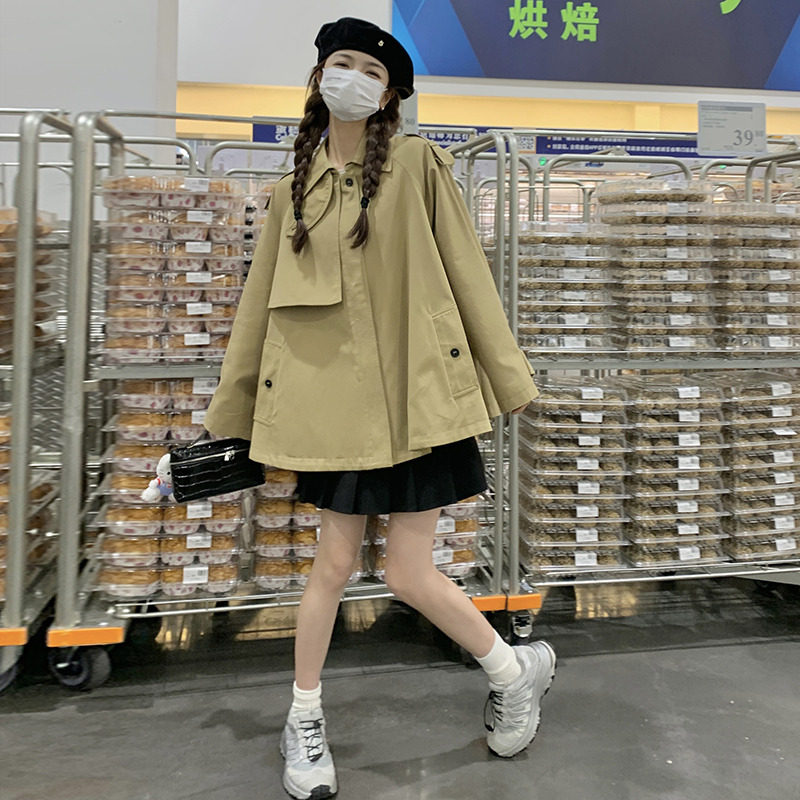秋季新款风衣中长款风衣宽松外套2C112-CF909-P145-控204图片