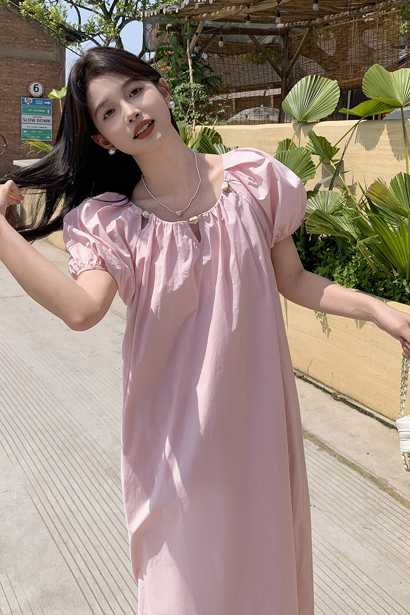 【有买家秀现货】夏季连衣裙韩系粉色连衣裙2C353-8625-p125-k188,女装连衣裙,2C353