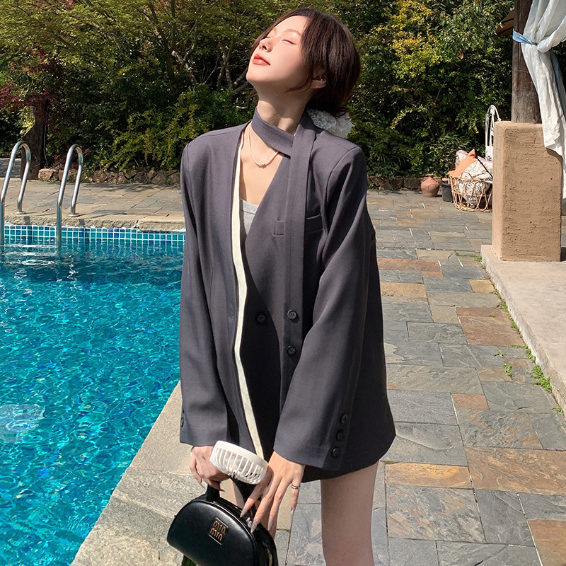新品主推通勤气质搞定绝美设计立体剪裁西装2C030-9027-P155-K228,女装西装,2C030