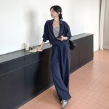 新款假两件宽松休闲套装，女装套装/套裙，2C225