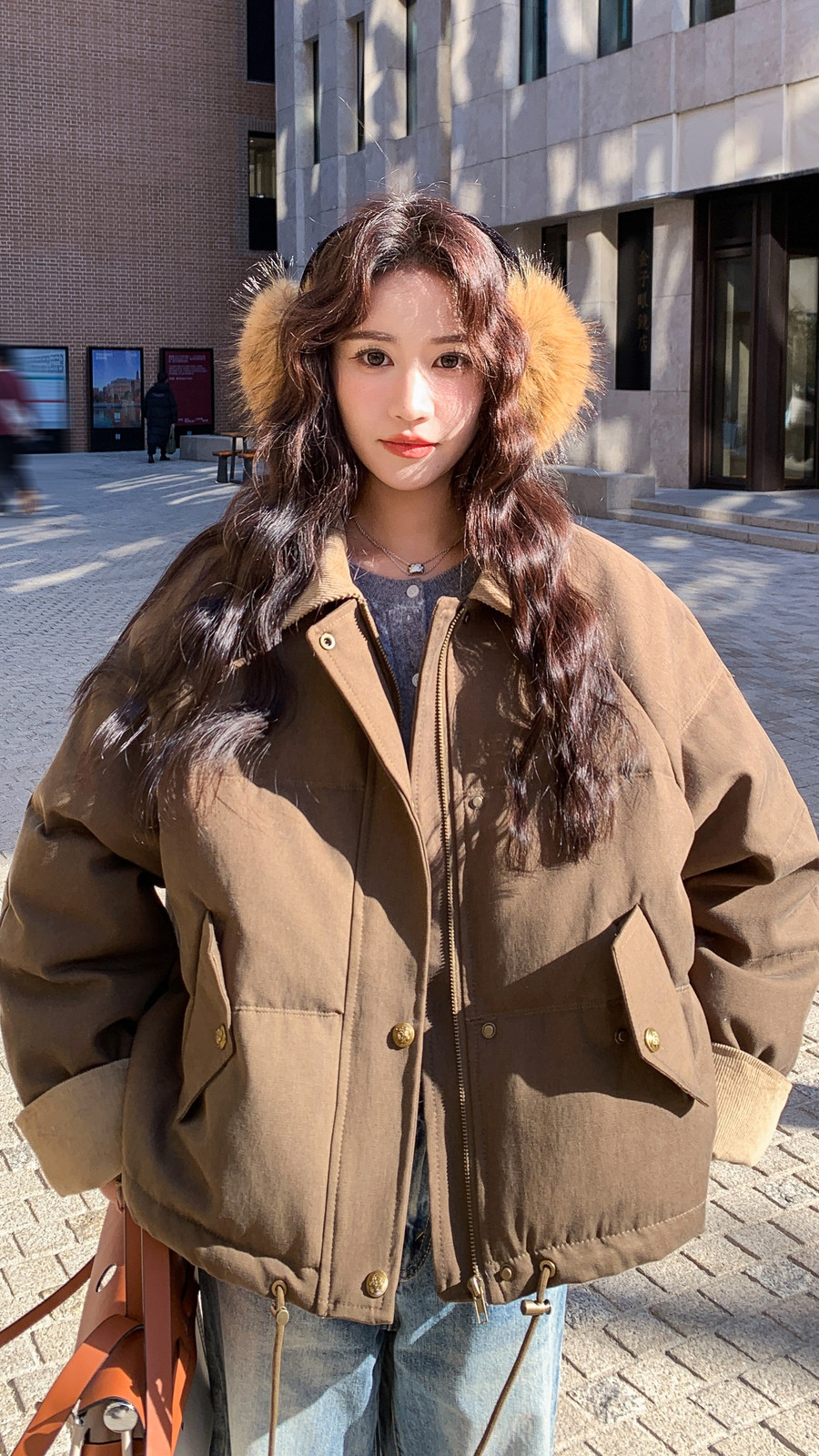 新标90拼接常规翻领保暖羽绒服25冬季新款2C215-P305-K375,女装羽绒服,2C215