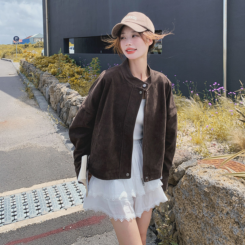 2C077-2488新款现货主推款夹克短外套女P145K198,女装短外套,2C077