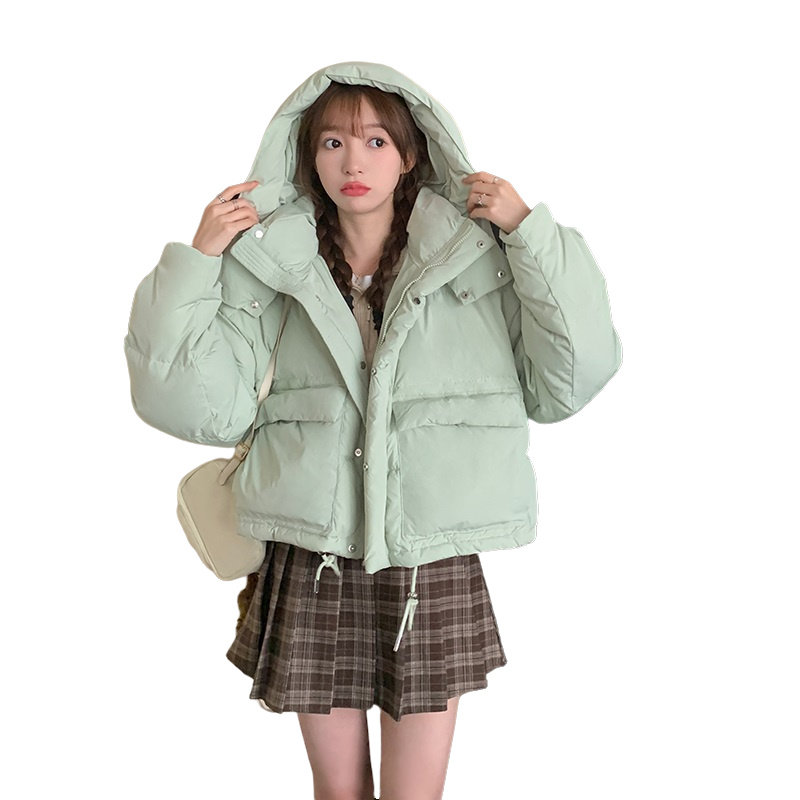 【新款现货】嫩嫩滴浅绿色羽绒服088-8879p260控399,女装羽绒服,2C088
