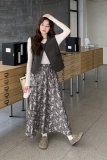 秋装新款现货皮马甲两件套套裙2C271-9537-P175K238，女装套装/套裙，2C271