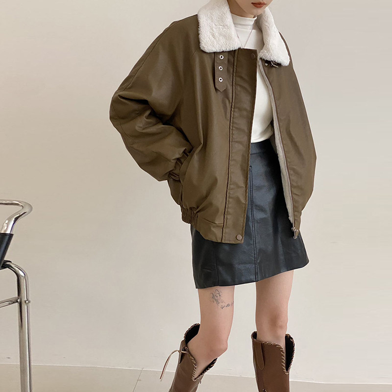 现货2C127-8862-P180-K258 皮外套棉服图片
