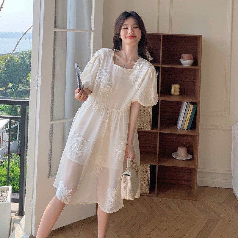 【新款】重工刺绣连衣裙夏季女2D111-A683P125K178,女装连衣裙,2D111