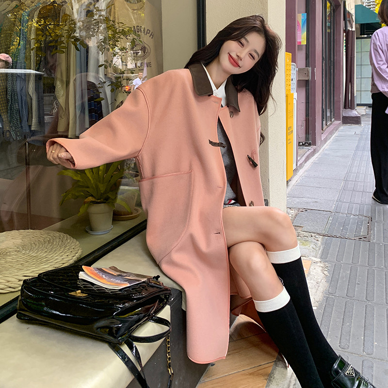 2025冬季新款韩系慵懒风大口袋宽松外套女CO57-A02-P195-K288图片