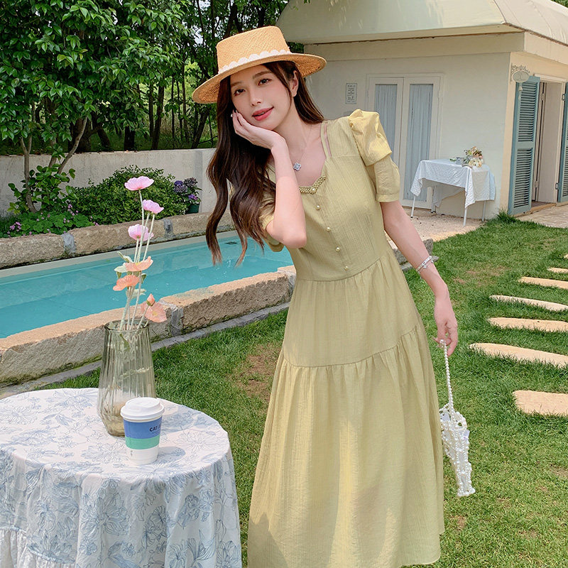 新款现货夏装新款甜美减龄时尚连衣裙P120K168,女装连衣裙,2C295