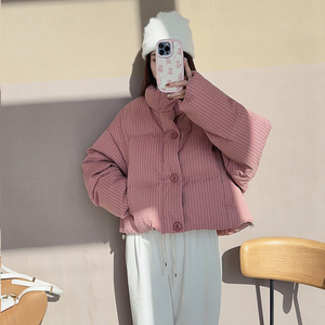 现货标50绒短款抽绳羽绒服825P200K299图片