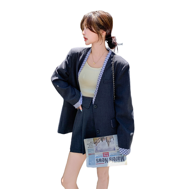 现货西装外套+百褶裙库两件套HW60P170K248,女装西装,2D035