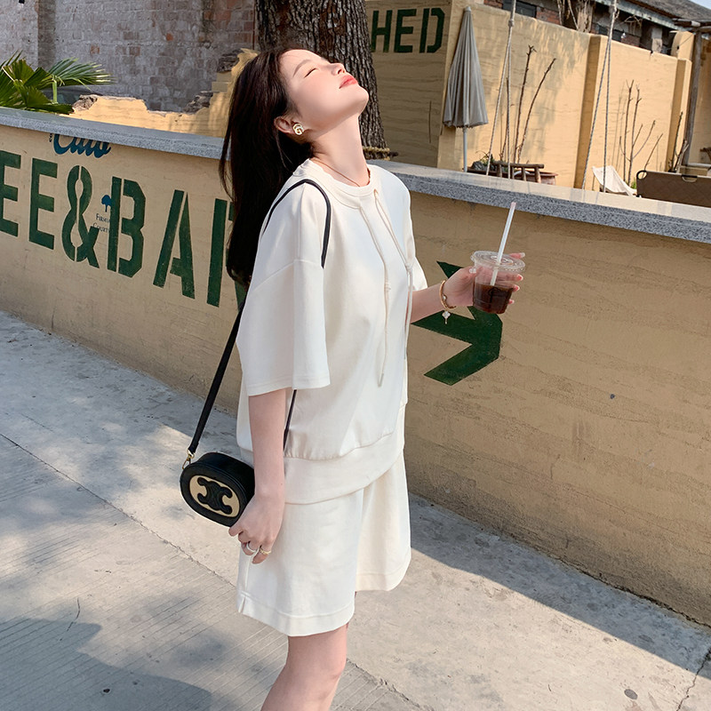 【夏季现货】运动风时尚宽松简约卫衣套装088-6612p135k188,女装套装/套裙,2C088