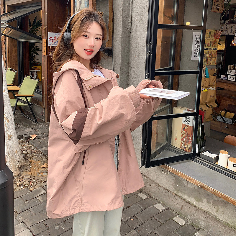 【秋款现货】百搭冲锋衣外套088-6607p135控188,女装短外套,2C088